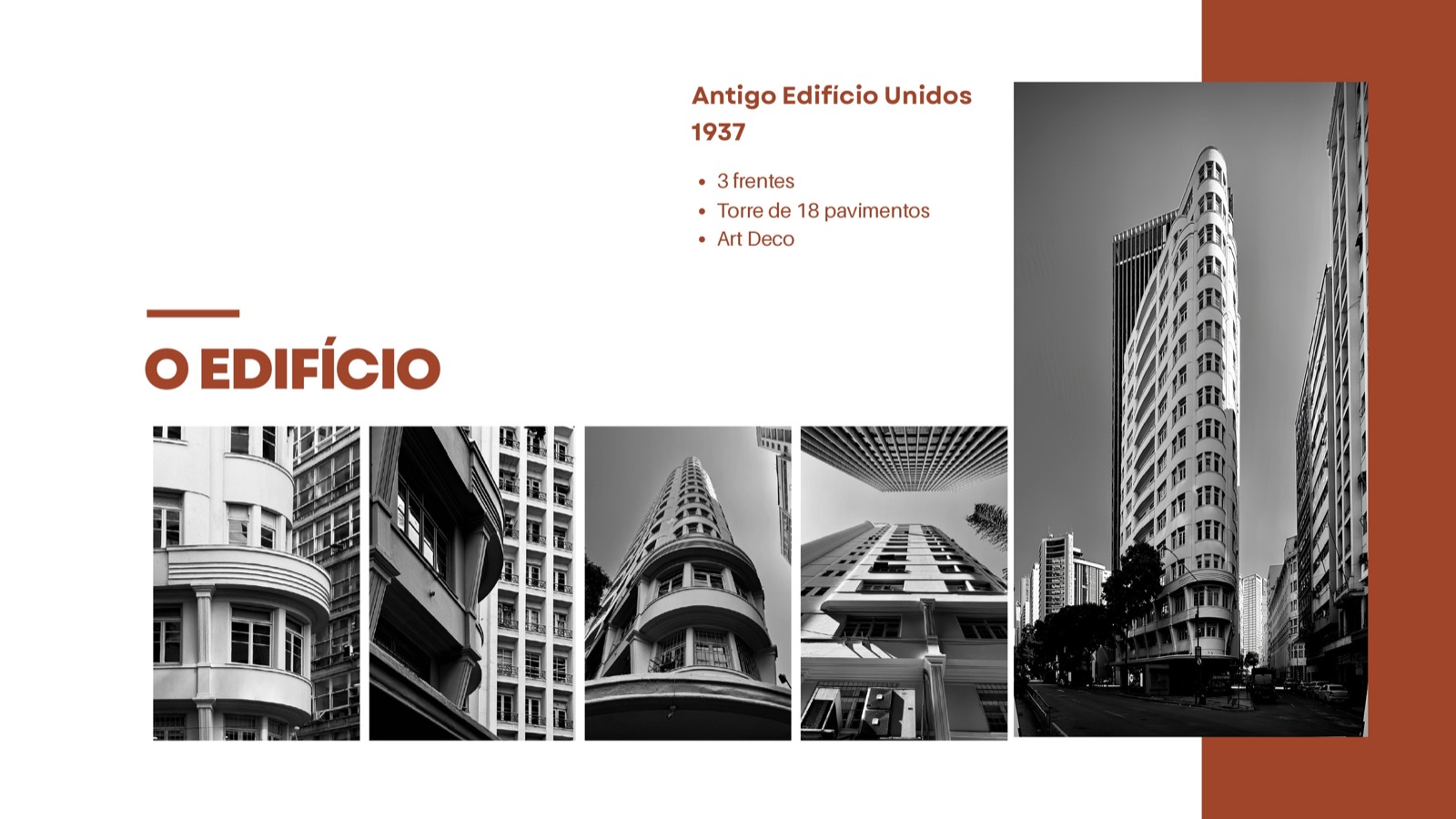 O edifício histórico de 1937